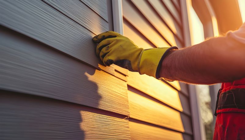 Vinyl Siding Repair Close-up